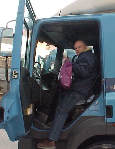 Theo Van Noordenburg topchauffeur van transportbedijf pam Derks Bemmel 