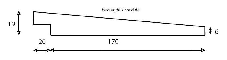 Ontmoedigen Koken Gastheer van Red Cedar Zweeds Rabat / Bevelsiding gevelbekleding | 6/19x170 mm