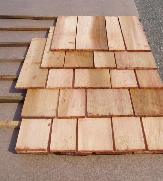 Rondlopen Makkelijker maken versieren Red Cedar shingles / dakshingles